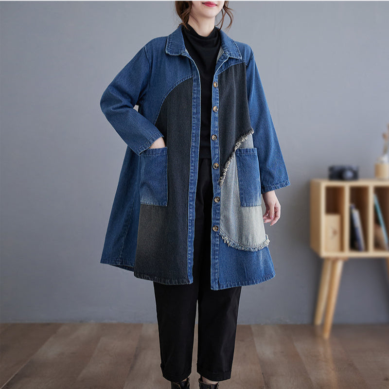 Japanese Vintage Patchwork Denim Jacket – G-Denim