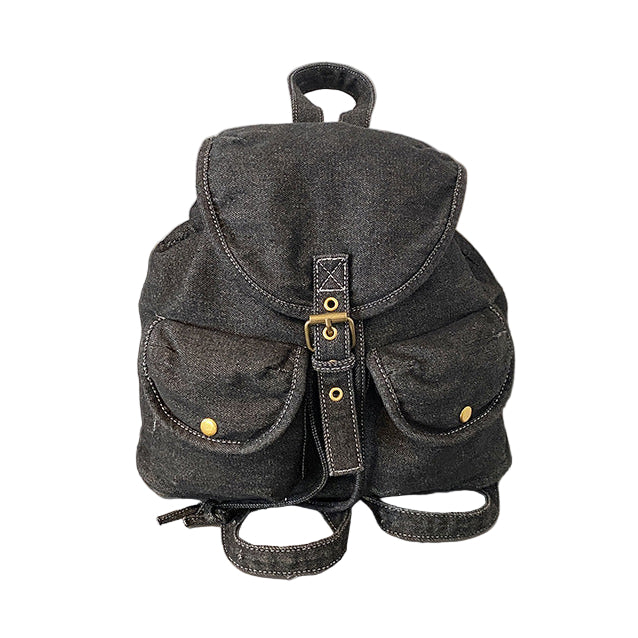 Korean Style Denim Backpack