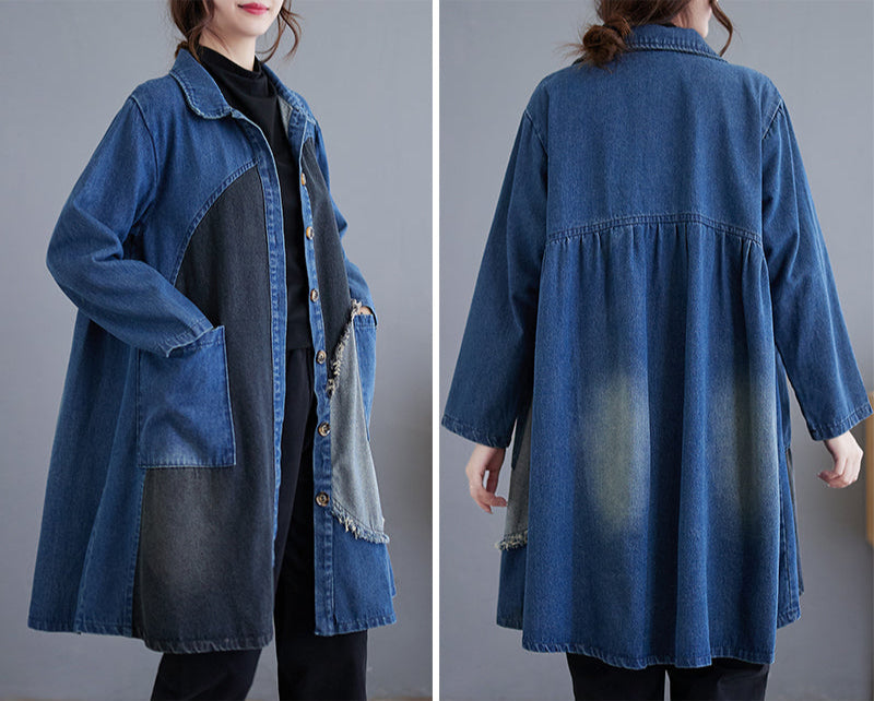 Japanese Vintage Patchwork Denim Jacket – G-Denim